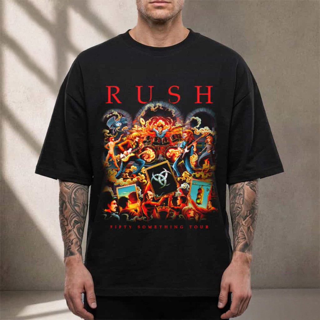 Rush Band Fifty Something Tour 2026 Toronto Pop Up T-Shirt Rush Merch Gifts For Music Lovers
