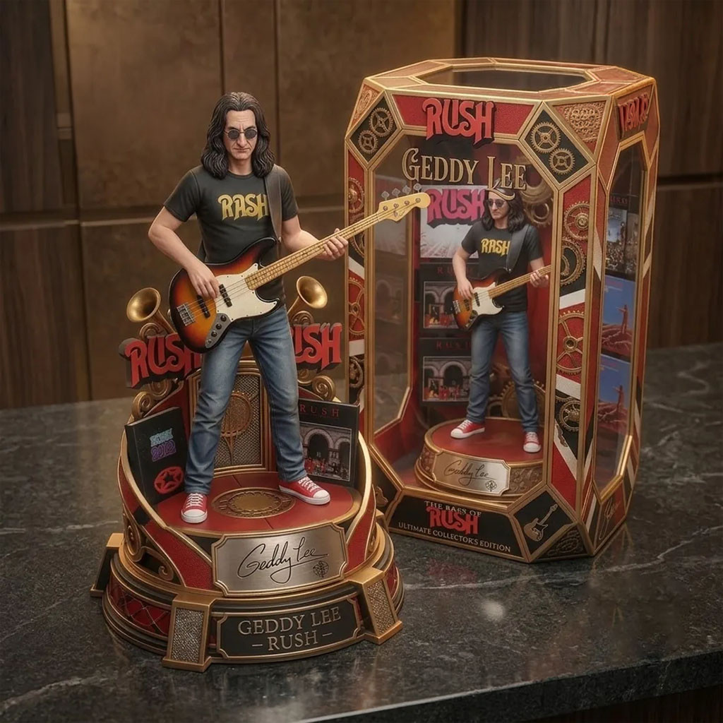 Rush Band Geddy Lee Collector Acrylic Plaque Rush Merch Rock Lovers Display Room Decor - Kdjoy
