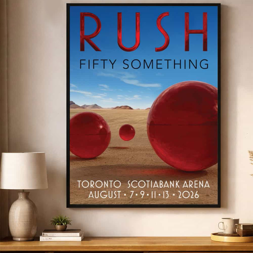 Rush Band Toronto ON Event Poster Fifty Something Tour 2026 Merch Gifts For Music Fans Rush Band Toronto ON Event Poster Fifty Something Tour 2026 Merch Gifts For Music Fans