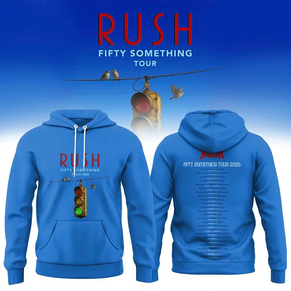 Rush Fifty Something Tour 2026 Hoodie RUSH Band Merch Present Ideas For Music Lovers - Kdjoy