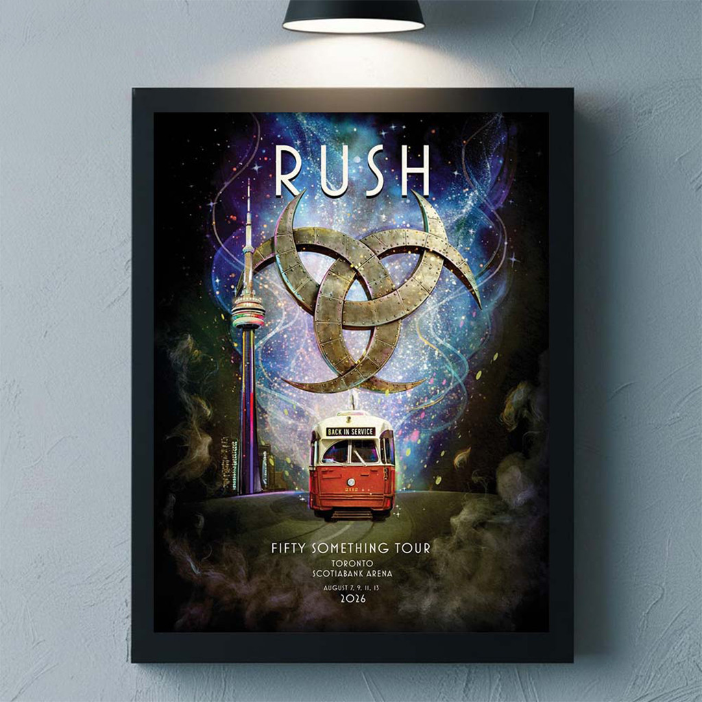 Rush Toronto ON Canada 2026 Event At Scotiabank Arena On August Poster Rush Merch Fans Gifts