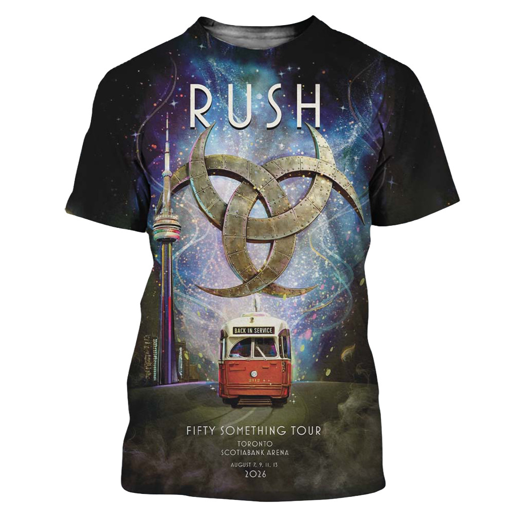 Rush Toronto ON Canada 2026 Event At Scotiabank Arena On August Shirt Rush Merch Fans Gifts Rush Toronto ON Canada 2026 Event At Scotiabank Arena On August Shirt Rush Merch Fans Gifts