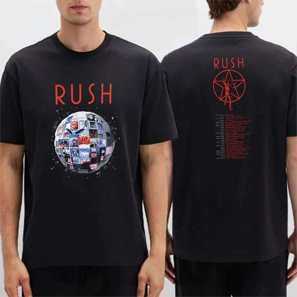 Rush Tour History 2026 Shirt All the World's An Album T-Shirt RUSH Band Merch Gift For Fans - Kdjoy