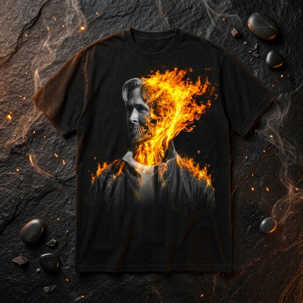 Ryan Gosling Ghost Rider Marvel Studios T-Shirt Ryan Gosling Merch Gift For Movie Lovers - Kdjoy Ryan Gosling Ghost Rider Marvel Studios T-Shirt Ryan Gosling Merch Gift For Movie Lovers - Kdjoy