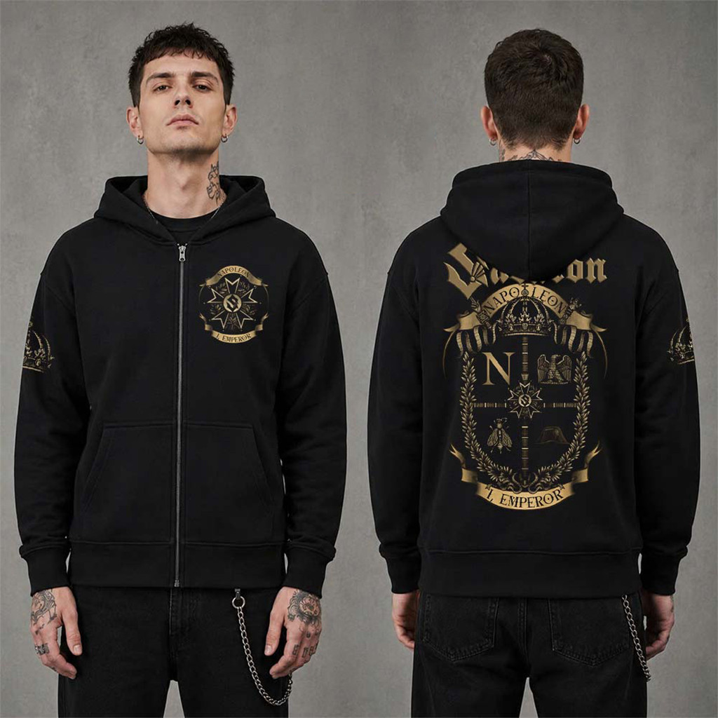 Sabaton I Emperor Zip Hoodie Sabaton Merch Unique Gifts For Music Lovers - Kdjoy