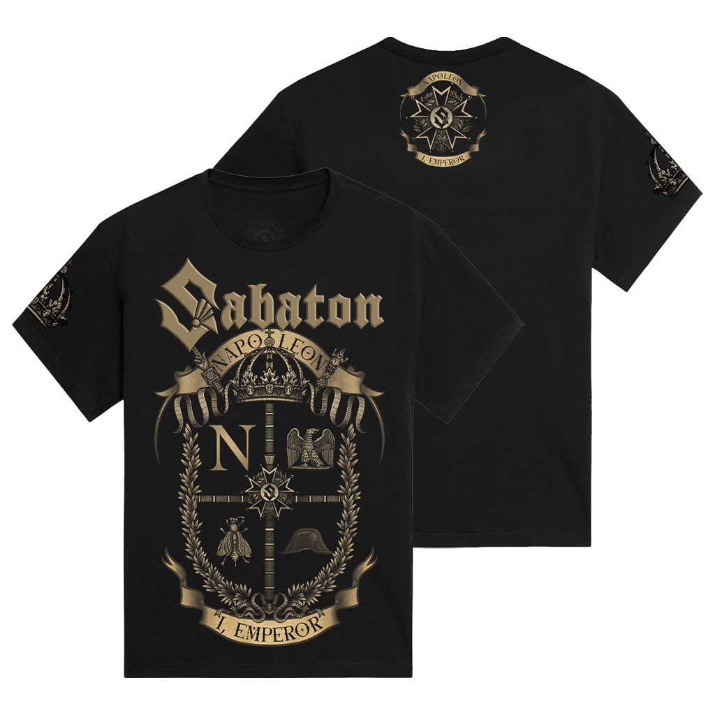 Sabaton Merch 2026 I Emperor T-Shirt Black Sabaton Band Shirt Presents For Music Lovers - Kdjoy
