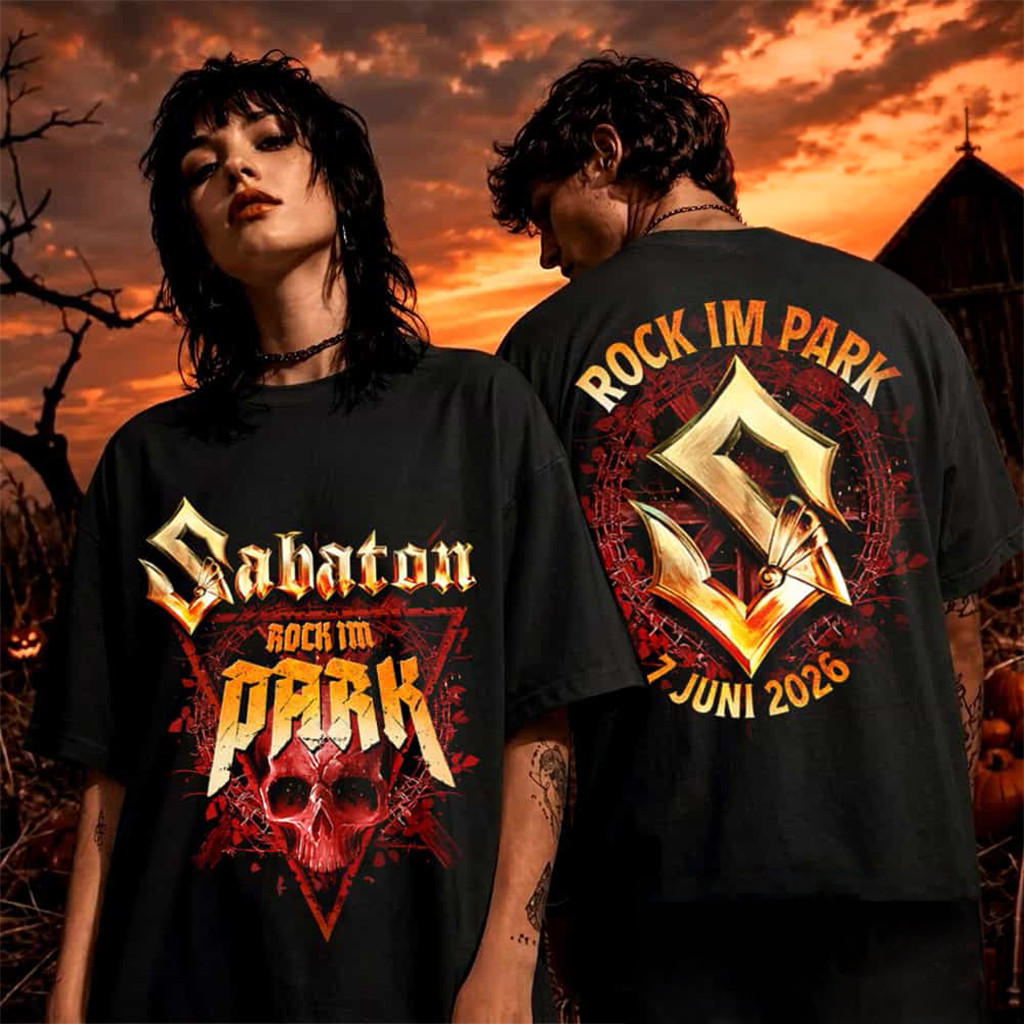 Sabaton Rock Im Park 2026 Event Skull Head T-Shirt Sabaton Merch Gifts For Fans - Kdjoy Sabaton Rock Im Park 2026 Event Skull Head T-Shirt Sabaton Merch Gifts For Fans - Kdjoy