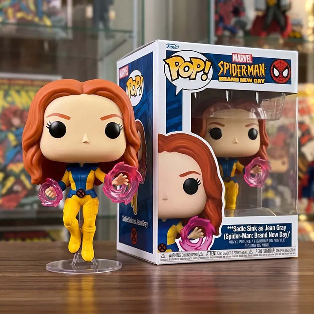 Sadie Sink As Jean Gray Funko Pop Marvel Spider Man Brand New Day 2026 Pop Figure Desk Decor - Kdjoy