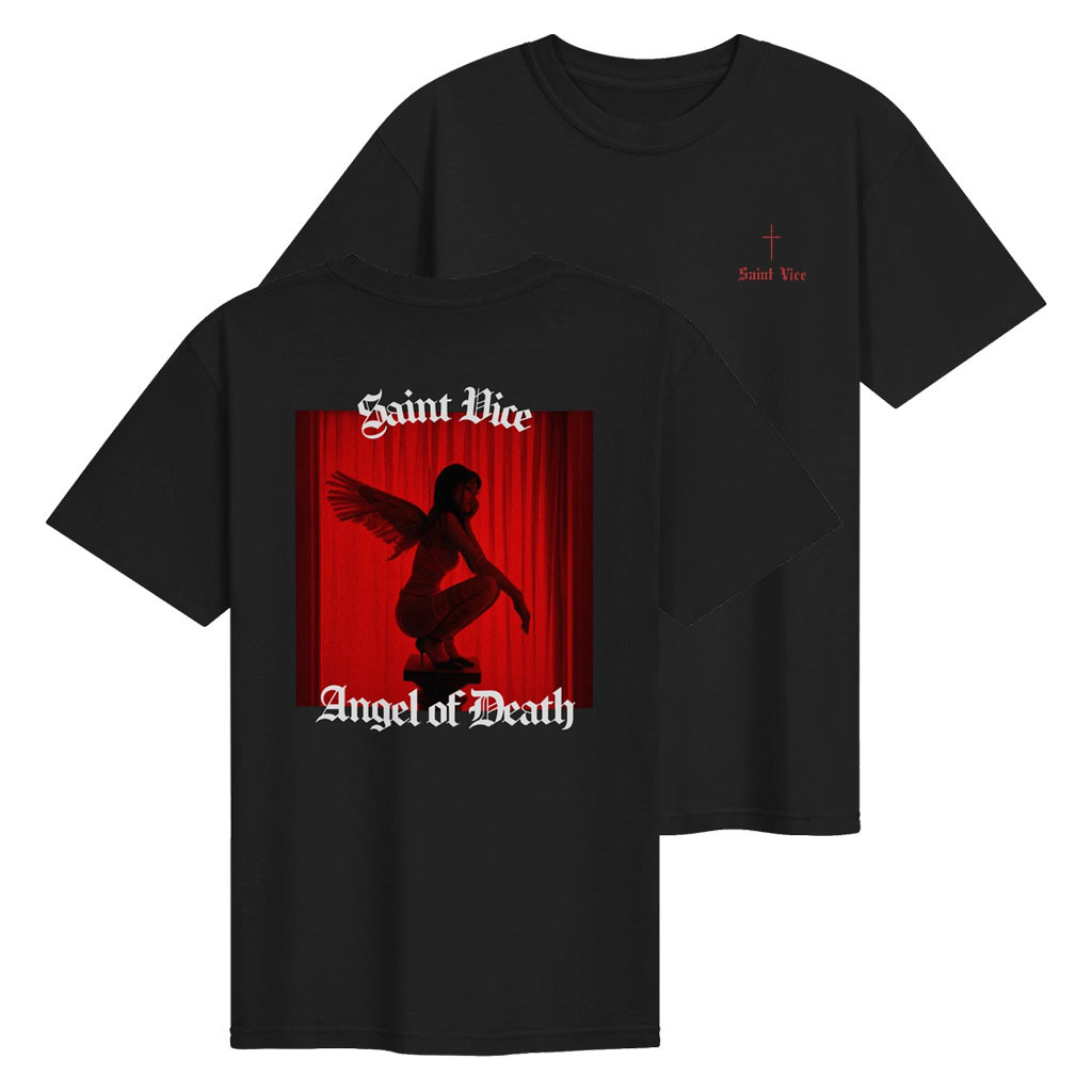 Saint Vice Merch 2026 Angel Of Death T-Shirt Saint Vice Shirt Best Gifts For Music Fans - Kdjoy