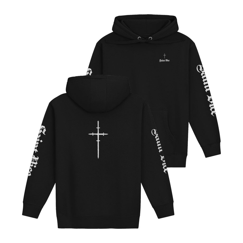 Saint Vice Merch 2026 Saint Vice Hoodie Black Cool Gifts For Music Lovers - Kdjoy Saint Vice Merch 2026 Saint Vice Hoodie Black Cool Gifts For Music Lovers - Kdjoy