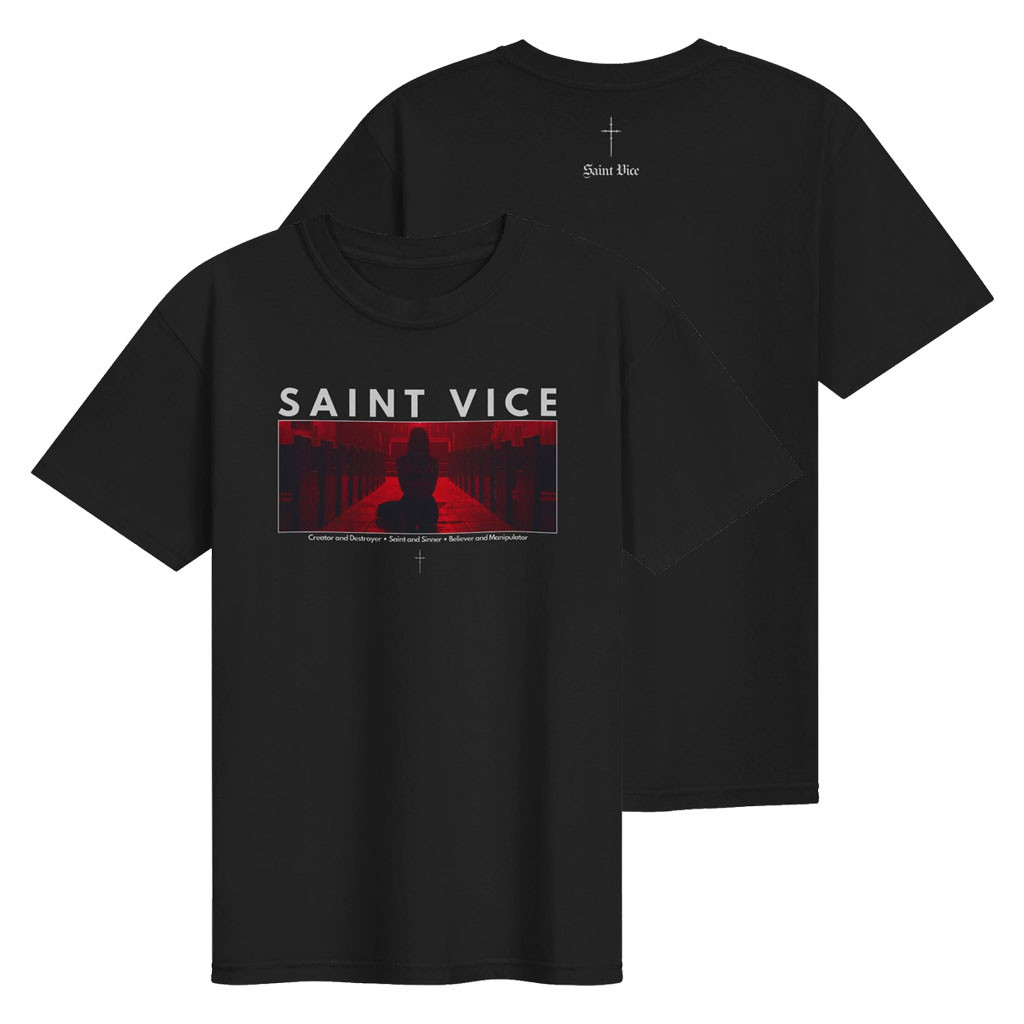 Saint Vice Merch 2026 Worship T-Shirt Saint Vice Shirt Black Present For Music Lovers - Kdjoy Saint Vice Merch 2026 Worship T-Shirt Saint Vice Shirt Black Present For Music Lovers - Kdjoy