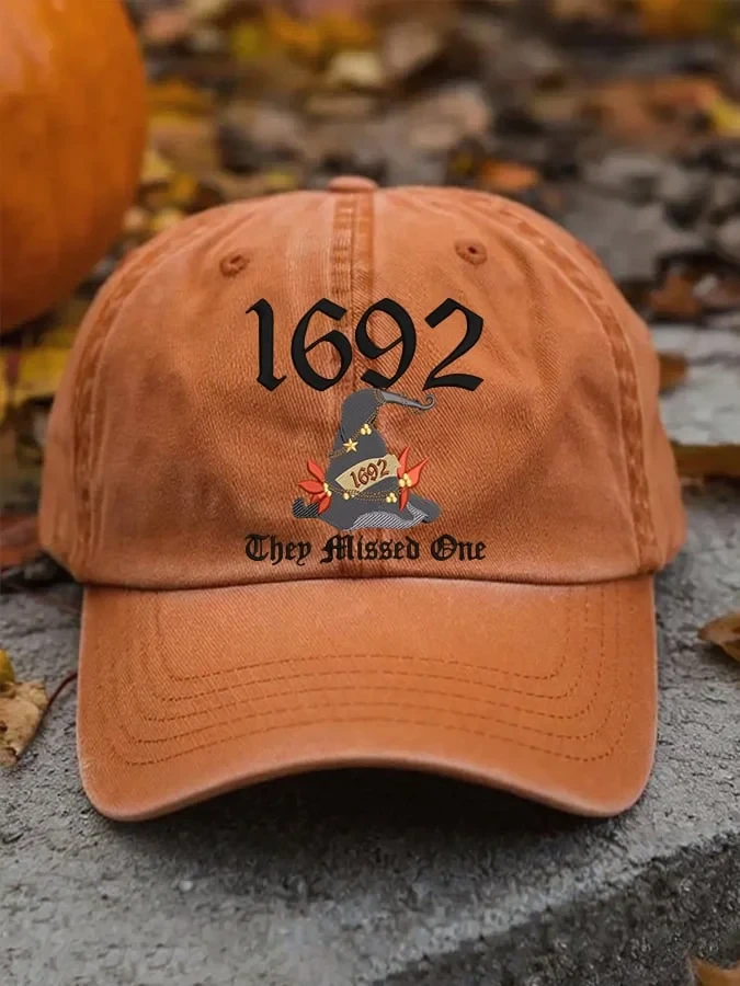 Salem 1692 Flying Witch Cap Target Halloween Hat Gift For Retro Fans - Kdjoy