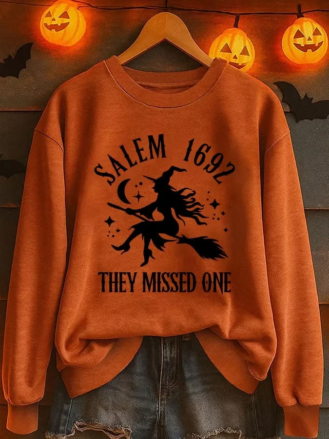 Salem 1692 Sweatshirt Halloween Graphic Clothes Gift For Movie Fans - Kdjoy Salem 1692 Sweatshirt Halloween Graphic Clothes Gift For Movie Fans - Kdjoy