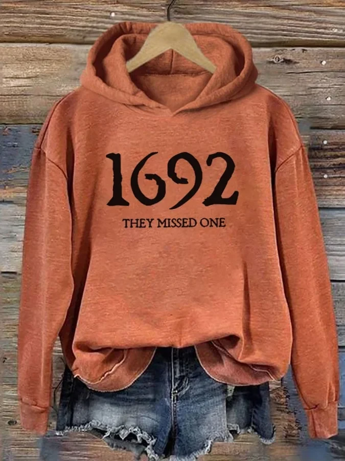 Salem 1692 They Missed One Hoodie Halloween Graphic Merch Gifts For Women Fans - Kdjoy