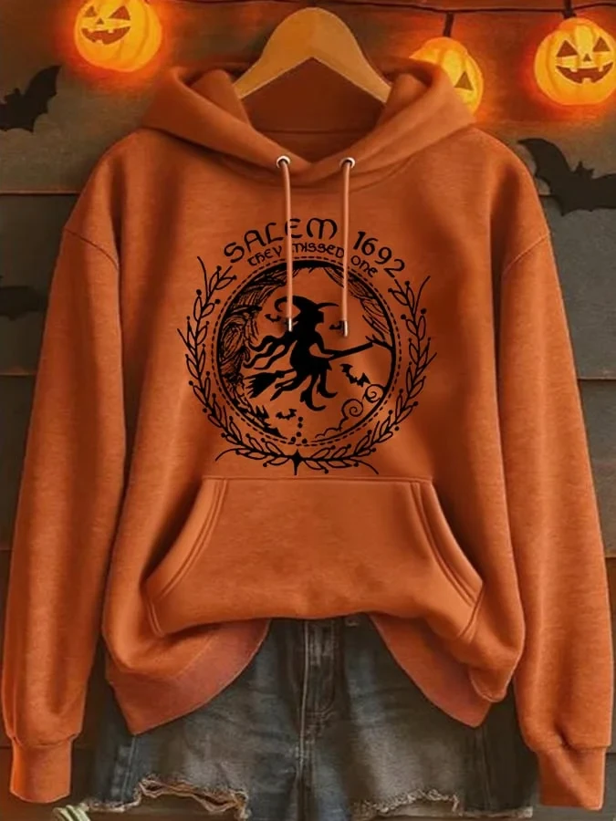 Salem Witch Trials 1692 Hoodie Horror Themed Clothing Gift For Goth Girls - Kdjoy