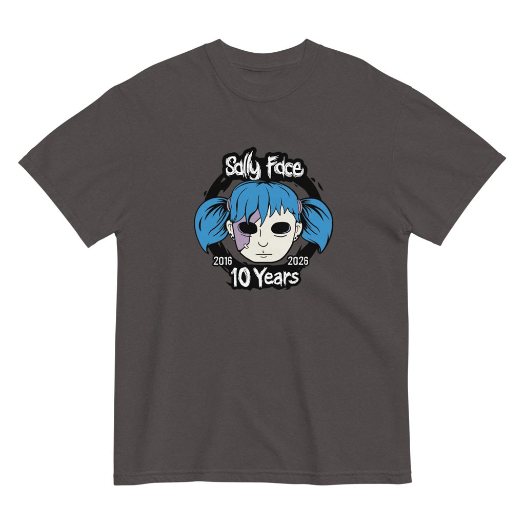 Sally Face Merch 10th Anniversary 2016 2026 T-Shirt Present For Video Game Lovers