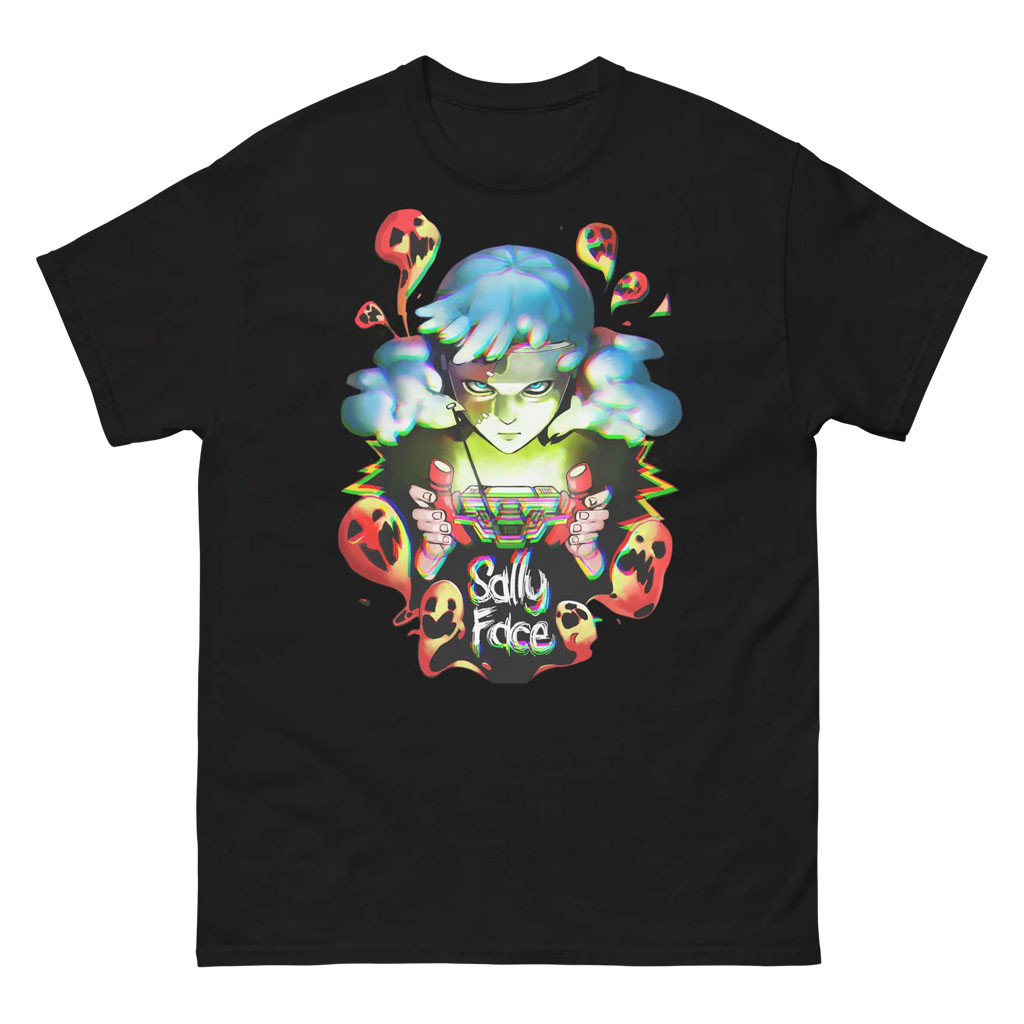 Sally Face Merch 2026 Ghost T-Shirt Sally Face Shirt Present For Horror Fan Lovesr