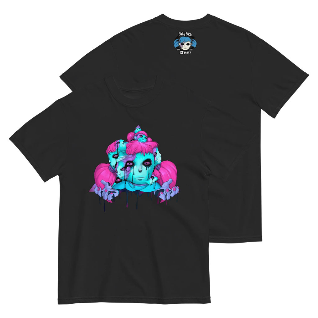 Sally Face Merch 2026 Psychedelic Sally 10th Anniversary T-Shirt Video Game Lover Gift Ideas
