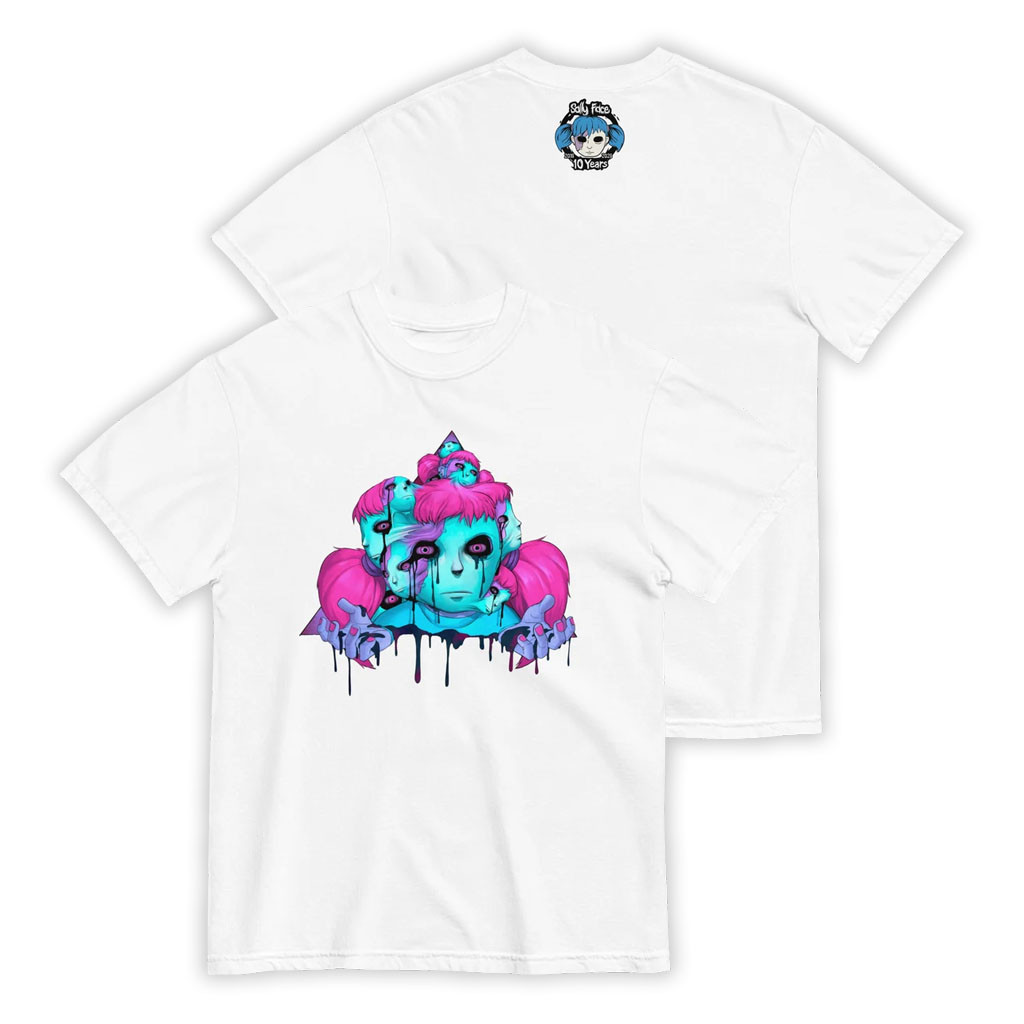 Sally Face Merch 2026 Psychedelic Sally 10th Anniversary T-Shirt White Gift For Game Lovers