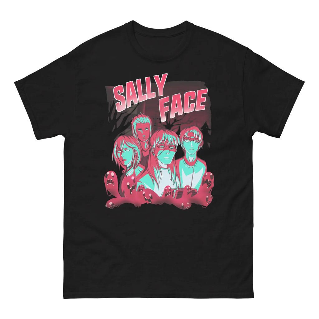 Sally Face Merch 2026 Shadow T-Shirt Sally Face Shirt Gift For Horror Game Fans