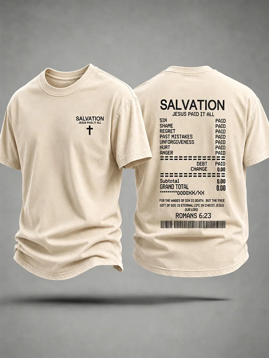 Salvation Jesus Paid It All T-Shirt Christian Faith Shirt Best Gifts For Brother - Kdjoy Salvation Jesus Paid It All T-Shirt Christian Faith Shirt Best Gifts For Brother - Kdjoy