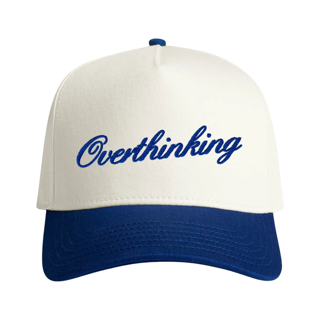 Samantha Ebert Merch 2026 Embroidered Two-Tone Overthinking Hat Gift Ideas For Wife - Kdjoy Samantha Ebert Merch 2026 Embroidered Two-Tone Overthinking Hat Gift Ideas For Wife - Kdjoy
