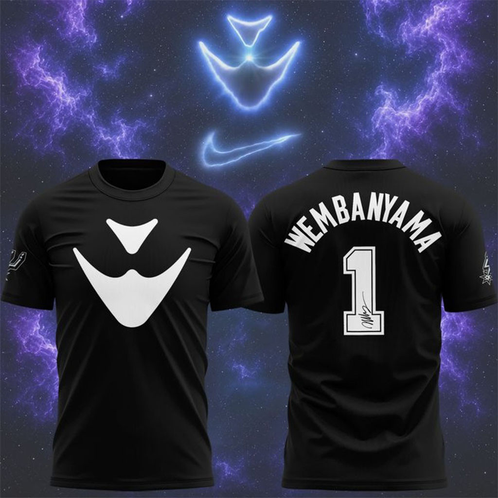San Antonio Spurs Wemby x New Logo 2026 Shirt #1 Wembanyama SA Spurs Merch Fan Gifts - Kdjoy San Antonio Spurs Wemby x New Logo 2026 Shirt #1 Wembanyama SA Spurs Merch Fan Gifts - Kdjoy
