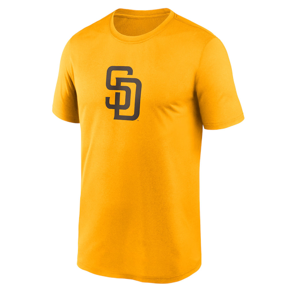 San Diego Padres Merch 2026 SD Padres Legend Fuse Logo T-Shirt Gold Presents For Baseball Lovers - Kdjoy
