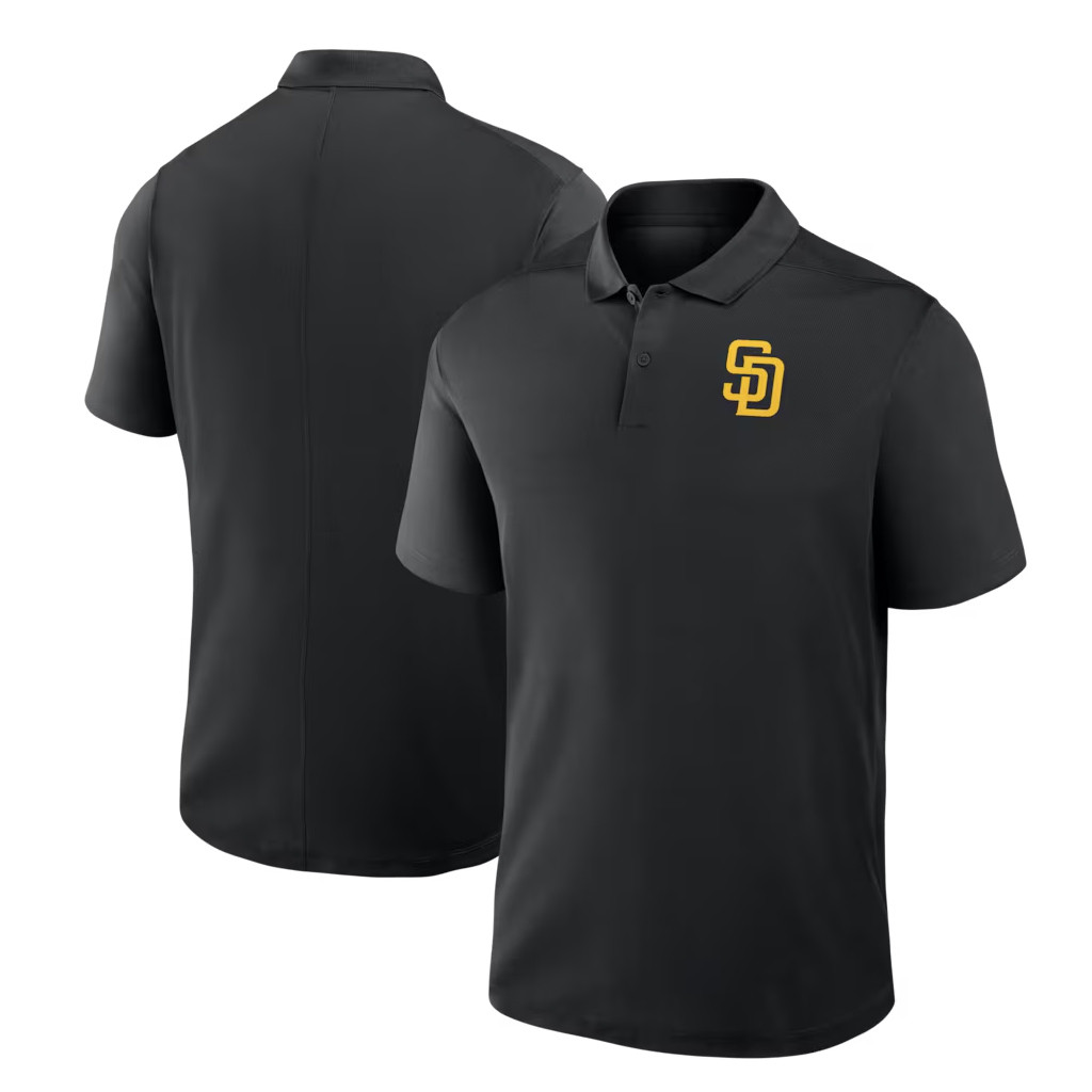 San Diego Padres Merch 2026 SD Padres Polo Shirt Black Gift Ideas For Baseball Fans - Kdjoy
