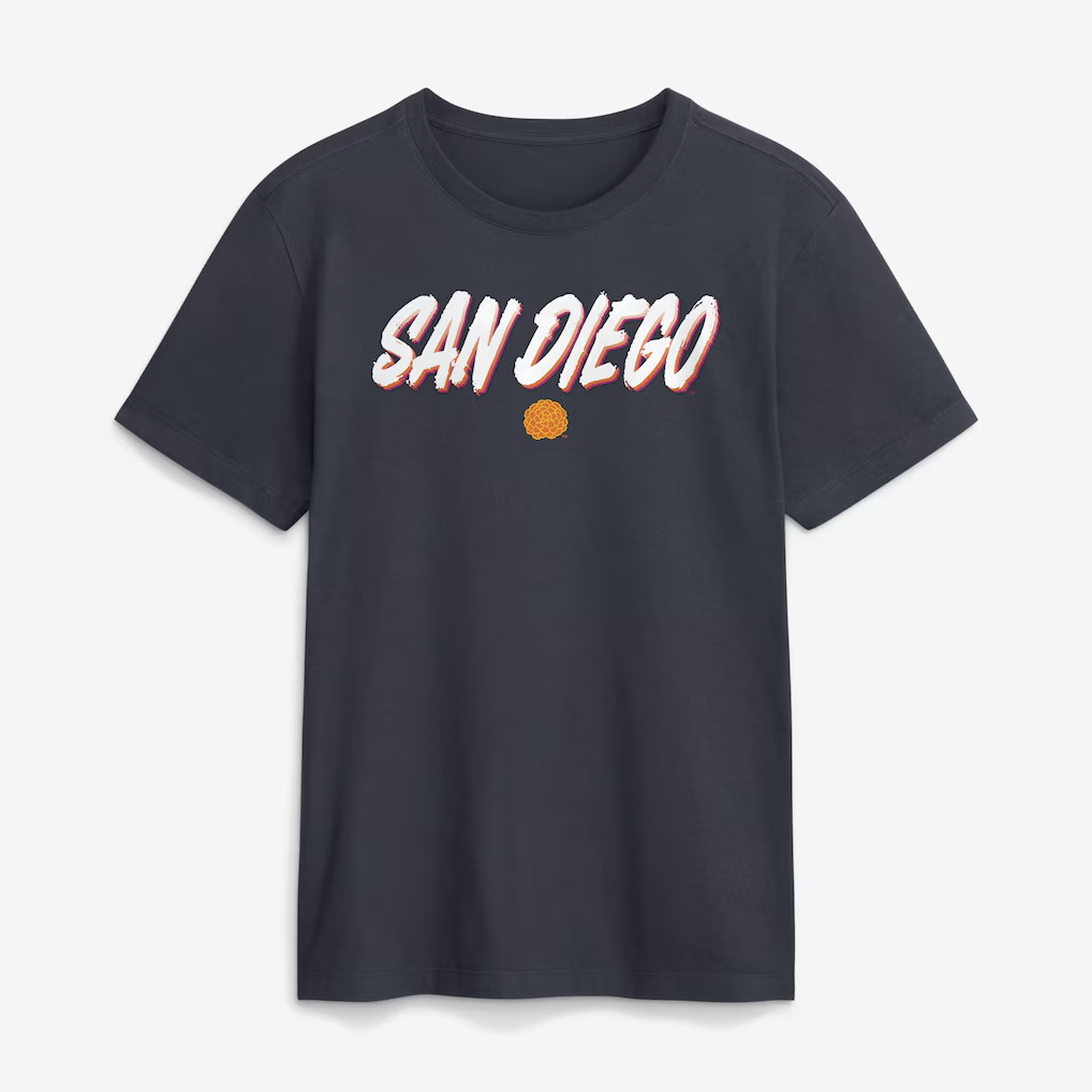 San Diego Padres Merch SD Padres 2026 City Connect Wordmark T-Shirt Gift Ideas For Baseball Fans - Kdjoy