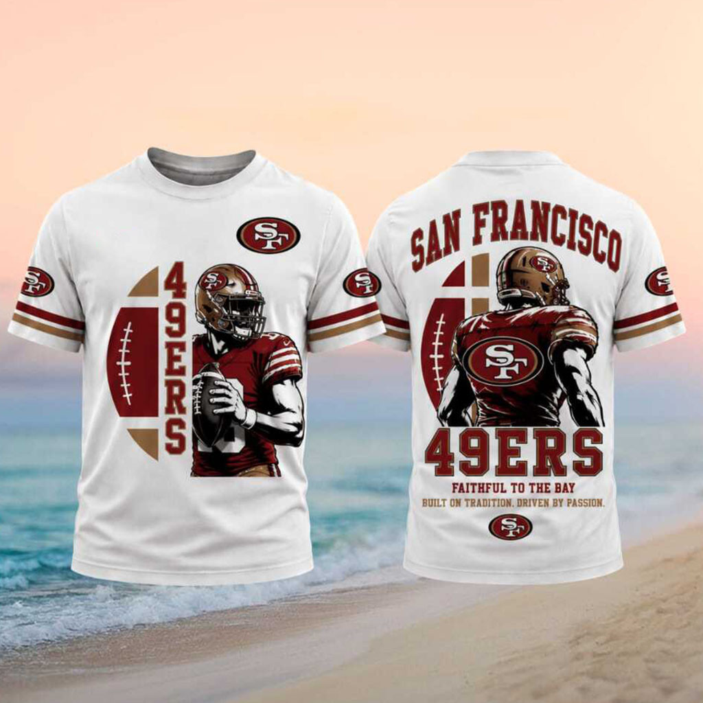 San Francisco 49ers Faithful To The Bay Shirt SF 49ers Merch Unique Gifts For Football Fans - Kdjoy