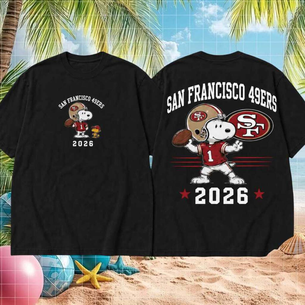 San Francisco 49ers Football Snoopy 2026 Shirt SF 49ers Merch Presents For Football Lovers - Kdjoy San Francisco 49ers Football Snoopy 2026 Shirt SF 49ers Merch Presents For Football Lovers - Kdjoy