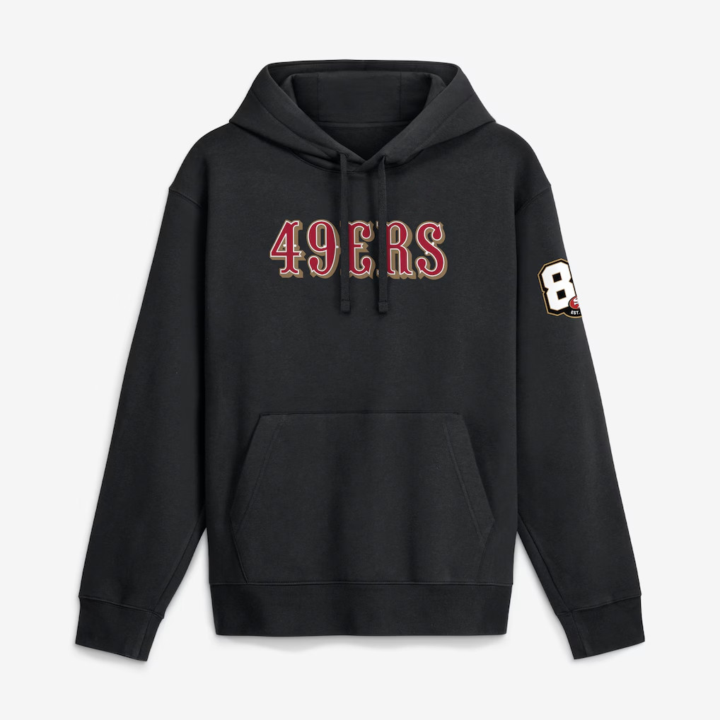 San Francisco 49ers Merch 2026 SF 49ers 80th Anniversary Goal Line Club Hoodie Black Fan Merch - Kdjoy San Francisco 49ers Merch 2026 SF 49ers 80th Anniversary Goal Line Club Hoodie Black Fan Merch - Kdjoy