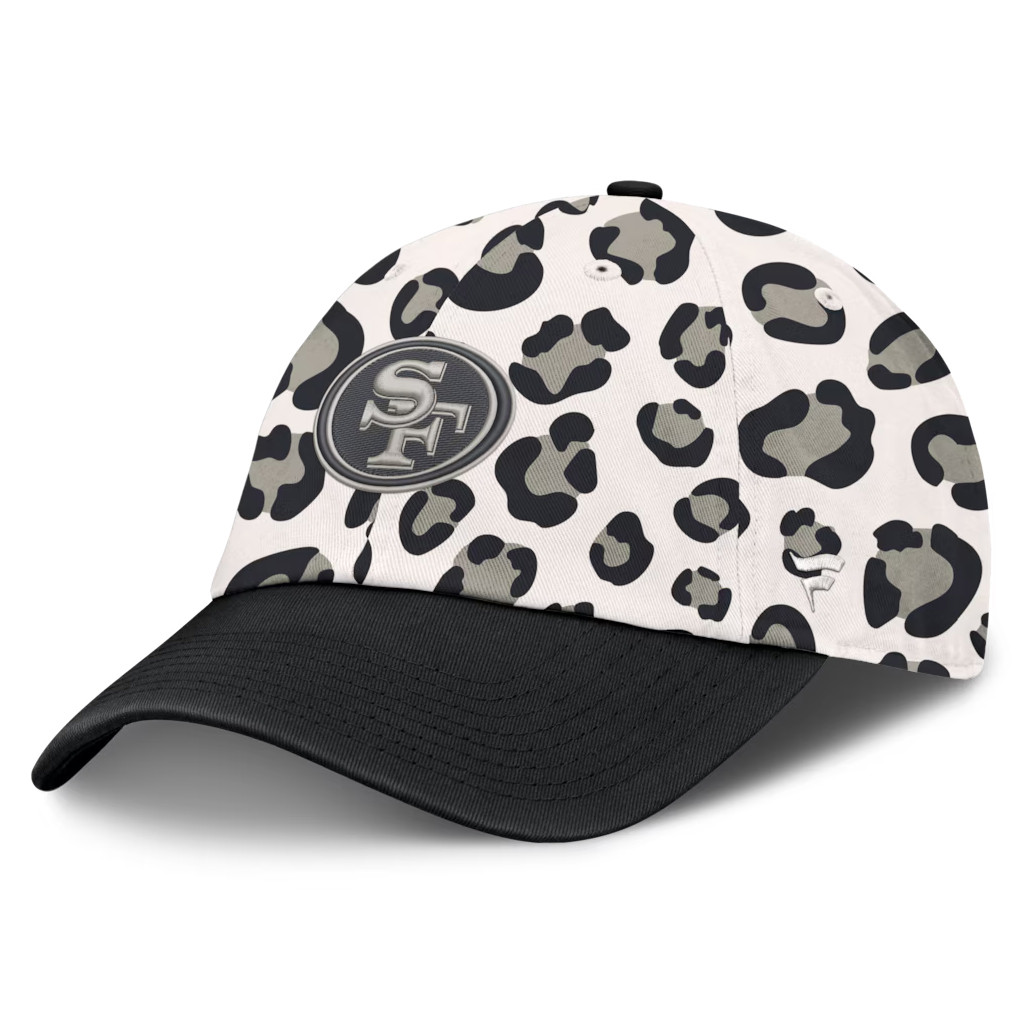 San Francisco 49ers Merch 2026 SF 49ers Active Leopard Hat Embroidered Football Fan Gifts - Kdjoy