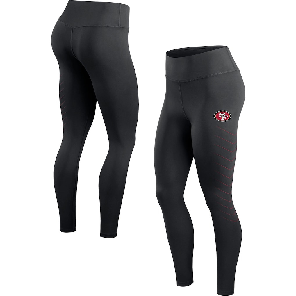 San Francisco 49ers Merch 2026 SF 49ers Performance Leggings Black Football Fan Gift For Women - Kdjoy