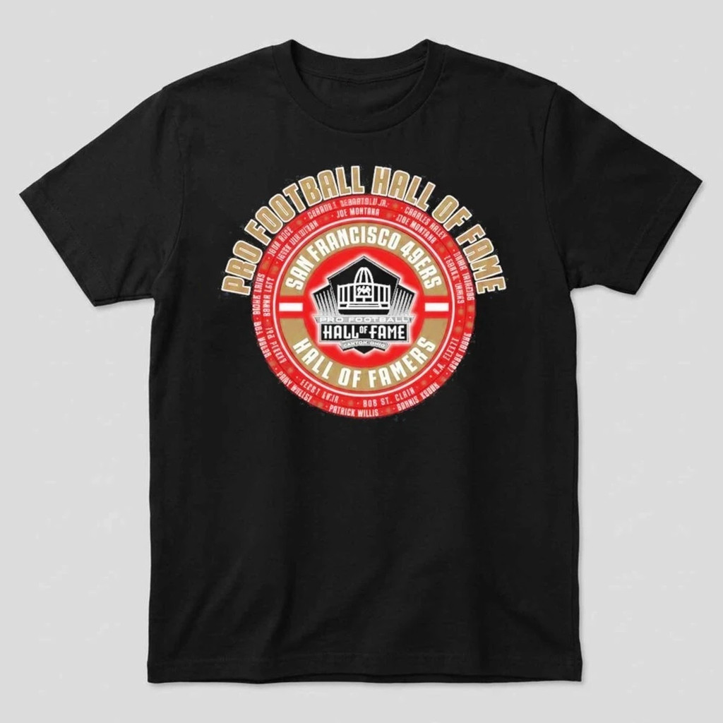 San Francisco 49ers Merch Class Of 2026 Hall Of Famers T-Shirt Football Fan Apparel Best Gifts - Kdjoy