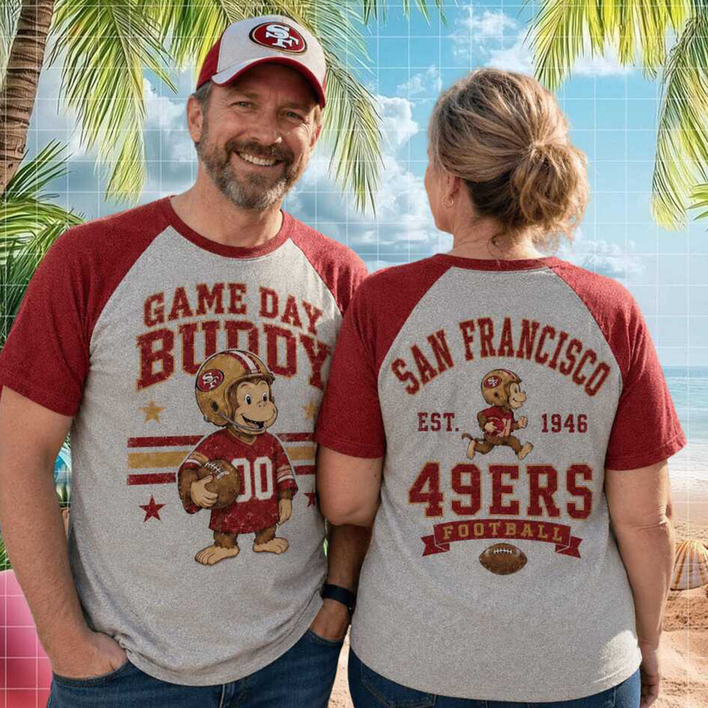 San Francisco Football Monkey Mascot Game Day Shirt SF 49ers Merch Gift For Football Lovers - Kdjoy