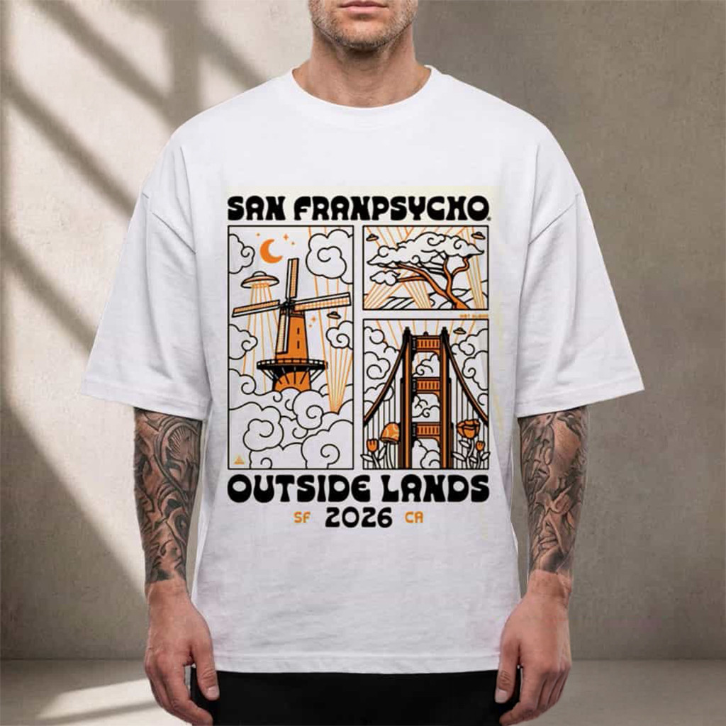 San Franpsycho x Outside Lands 2026 T-Shirt Birthday Gift For BFF - Kdjoy