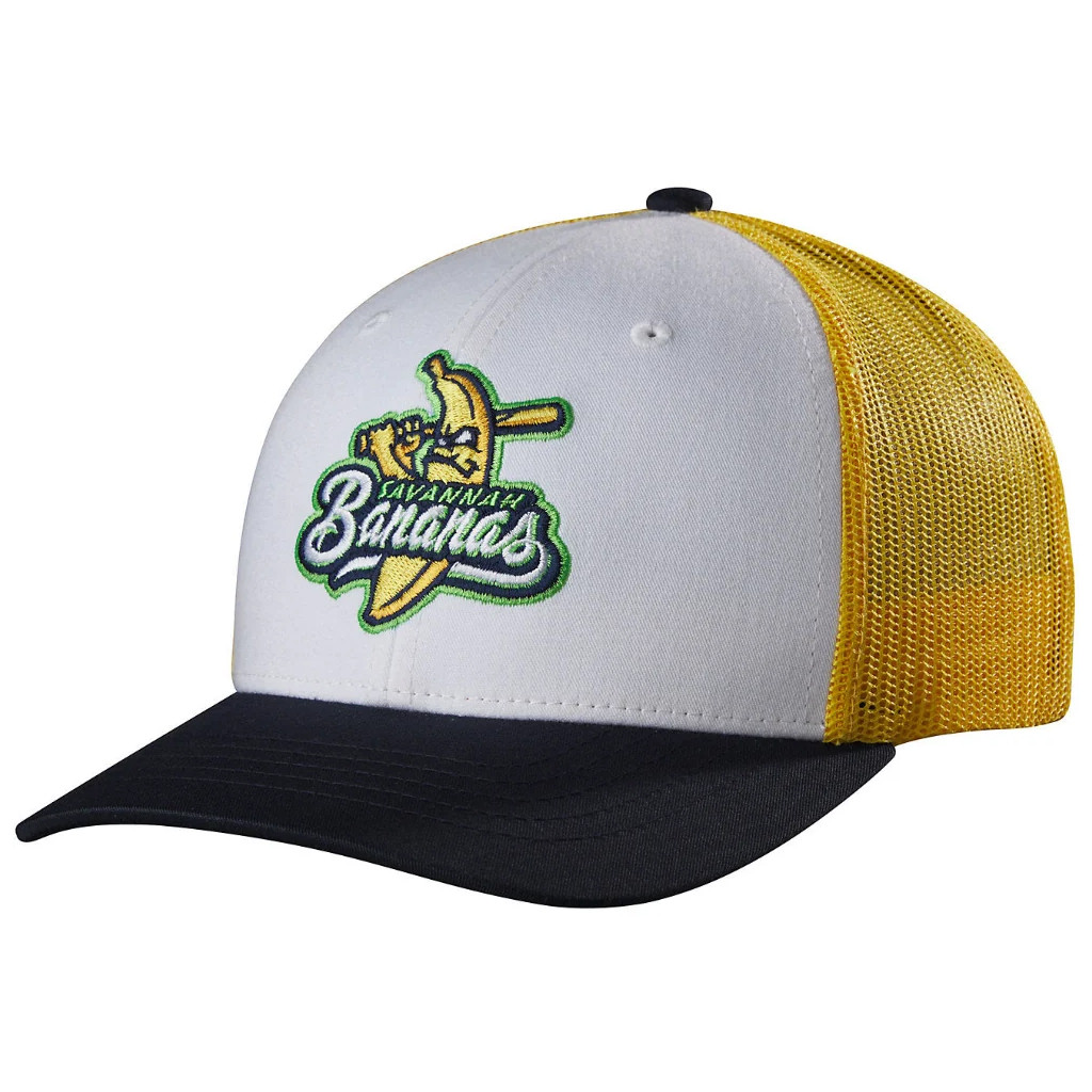 Savannah Bananas Merch 2026 Savannah Bananas 112 Trucker Hat Embroidered Cool Baseball Gifts - Kdjoy Savannah Bananas Merch 2026 Savannah Bananas 112 Trucker Hat Embroidered Cool Baseball Gifts - Kdjoy