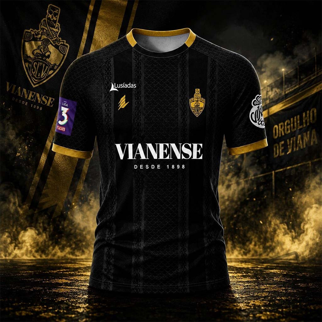 SC Vianense 2026 27 Away Kit Jersey Shirt SC Vianense Merch Present For Soccer Lovers - Kdjoy