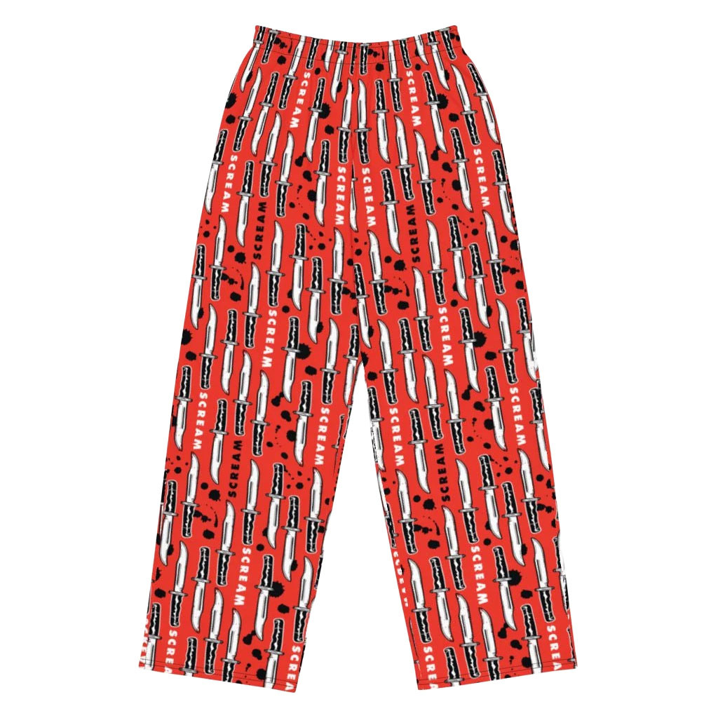 Scream Merch 2026 Scream Knife Pajama Pants Good Gifts For Horror Fans - Kdjoy Scream Merch 2026 Scream Knife Pajama Pants Good Gifts For Horror Fans - Kdjoy
