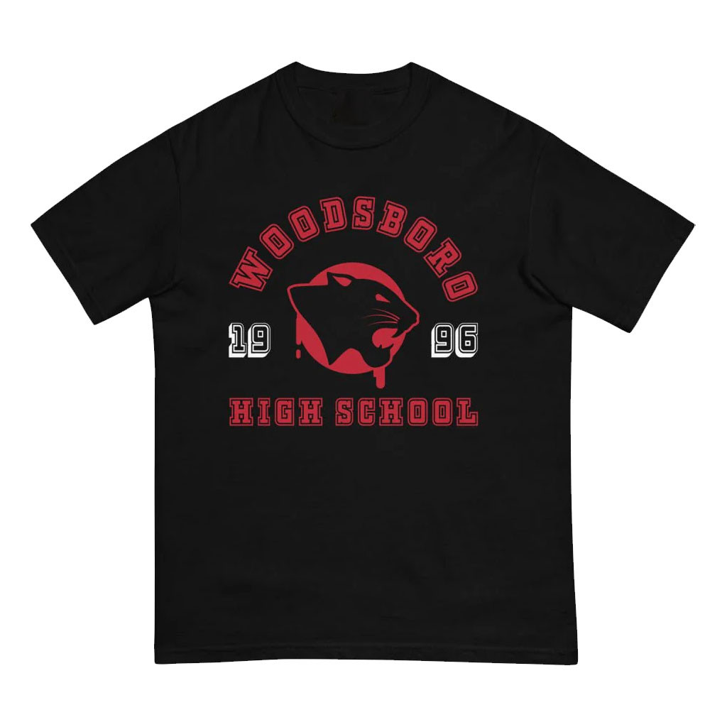 Scream Merch 2026 Scream Woodsboro High T-Shirt Gift Ideas For Horror Lovers - Kdjoy Scream Merch 2026 Scream Woodsboro High T-Shirt Gift Ideas For Horror Lovers - Kdjoy