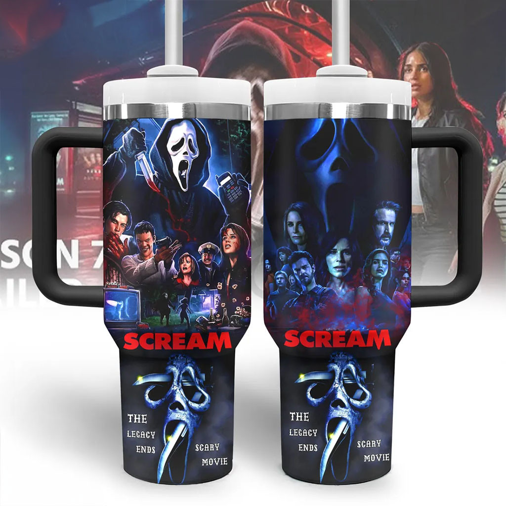 Scream The Legacy Ends Scary Movie Tumbler Scream Merch Gifts For Horror Lovers - Kdjoy Scream The Legacy Ends Scary Movie Tumbler Scream Merch Gifts For Horror Lovers - Kdjoy