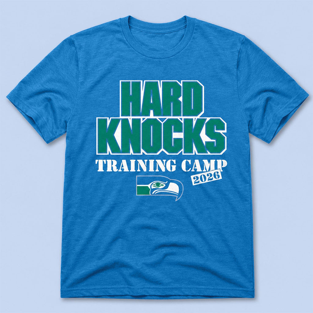 Seahawks Hard Knocks Training Camp 2026 T-Shirt Seattle Seahawks Merch Gifts For Fans - Kdjoy Seahawks Hard Knocks Training Camp 2026 T-Shirt Seattle Seahawks Merch Gifts For Fans - Kdjoy