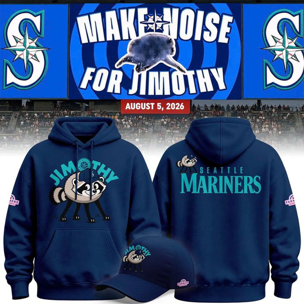 Seattle Mariners X Jimothy Hoodie Seattle Mariners Merch Gifts For Baseball Lovers - Kdjoy
