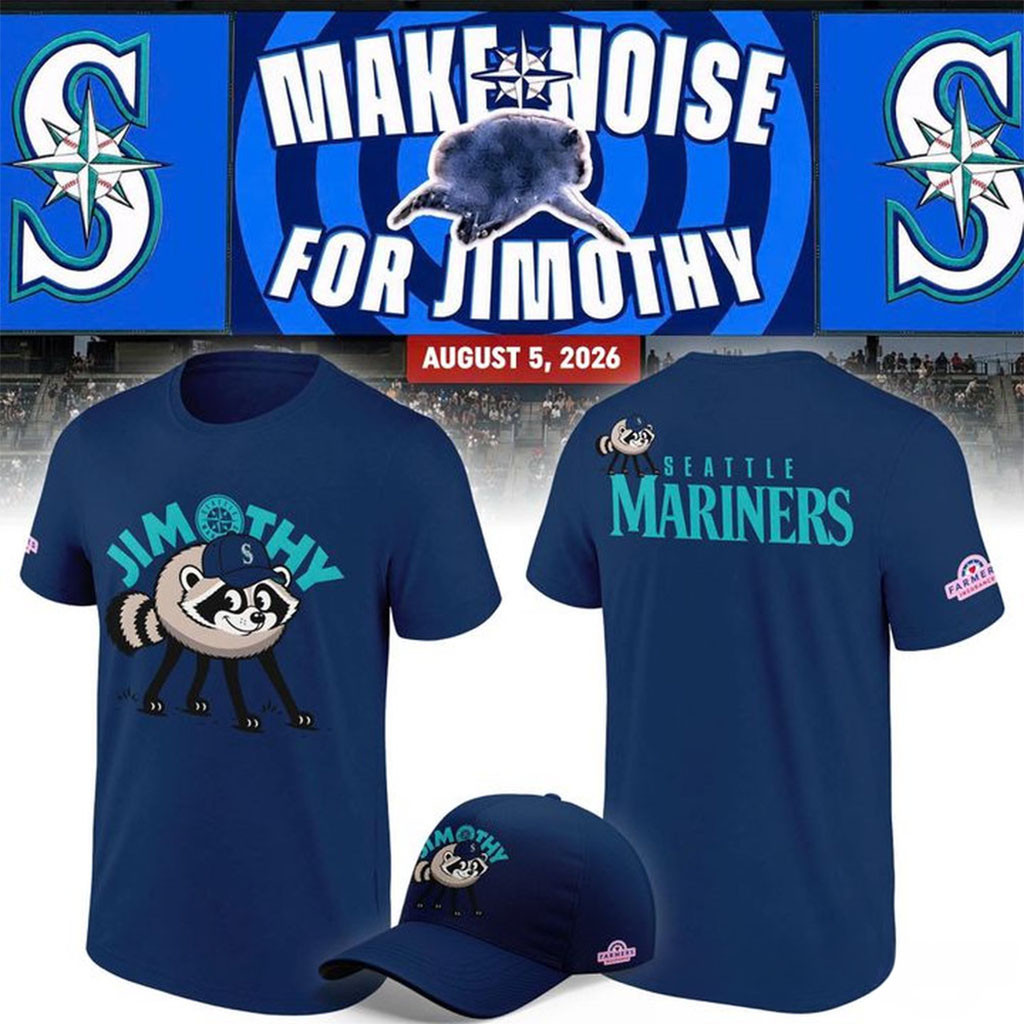 Seattle Mariners X Jimothy T-Shirt 2026 Seattle Mariners Merch Present For Baseball Lovers - Kdjoy