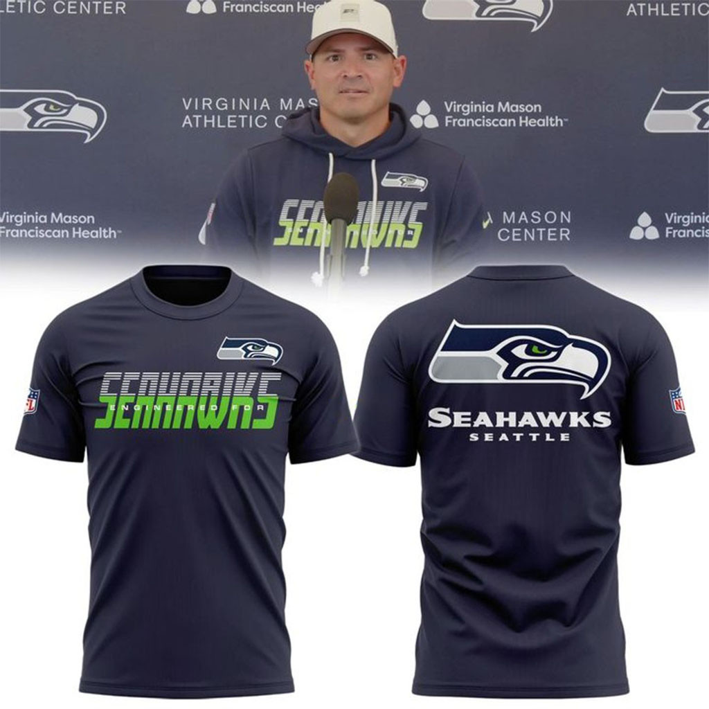 Seattle Seahawks Engineered For Greatness 2026 Shirt Seahawks Merch Gifts For Brother - Kdjoy