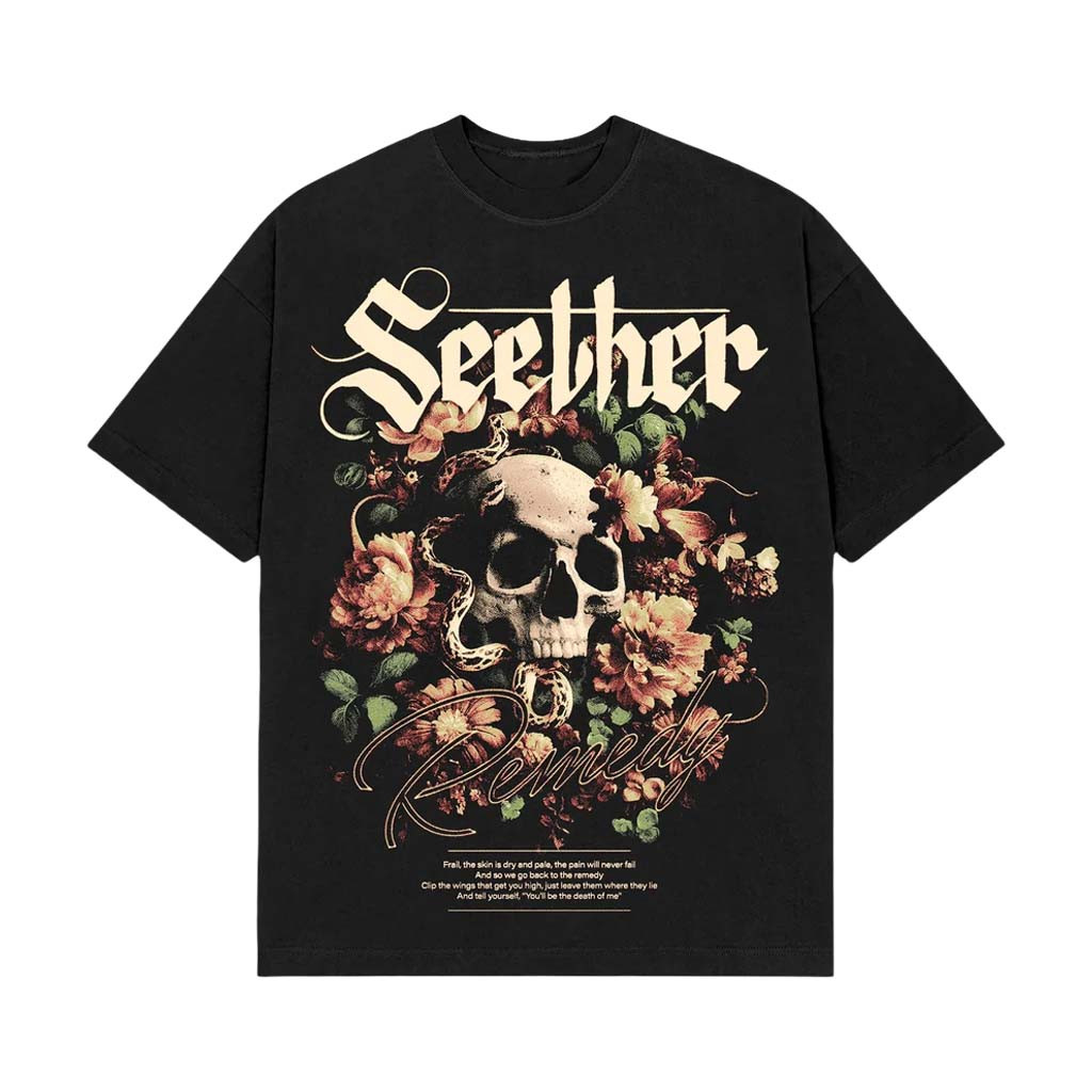 Seether Merch 2026 Remedy Rose T-Shirt Presents For Rock Music Lovers - Kdjoy Seether Merch 2026 Remedy Rose T-Shirt Presents For Rock Music Lovers - Kdjoy