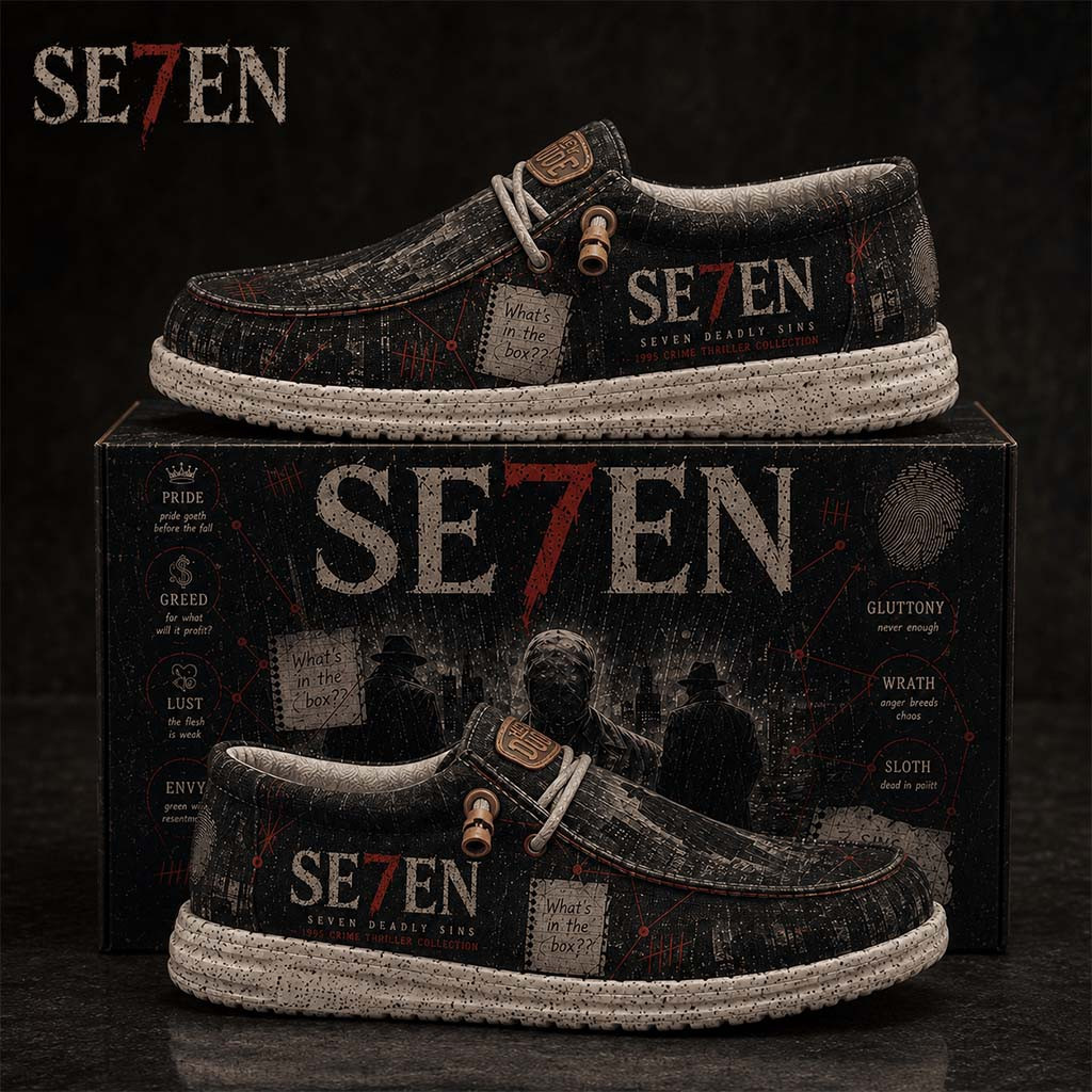 Seven Deadly Sins Shoes 2026 Se7en Merch Best Gifts For Horror Lovers - Kdjoy