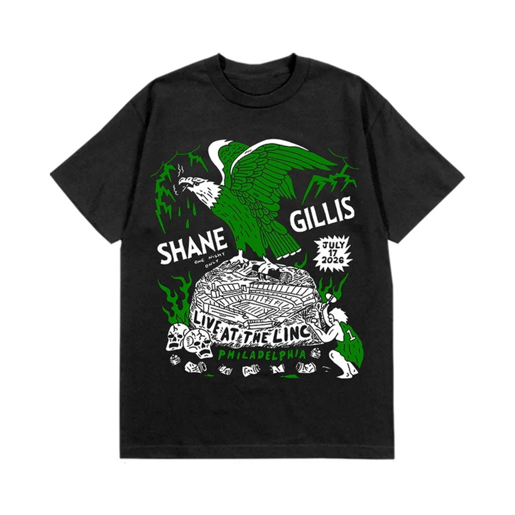 Shane Gillis Merch 2026 Philly Eagle T-Shirt Shane Gillis Live At The Linc Merch Gift For Fans - Kdjoy